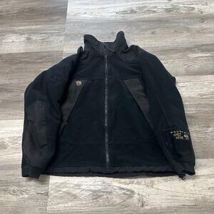 Vintage Mountain Hardwear Black Womens L Fleece Gore Windstopper Jacket USA Made